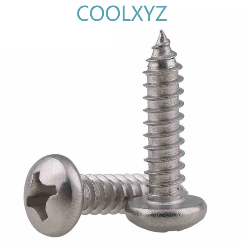 304 Нержавеющая сталь Philips с полукруглой головкой и крестообразным Nibbed