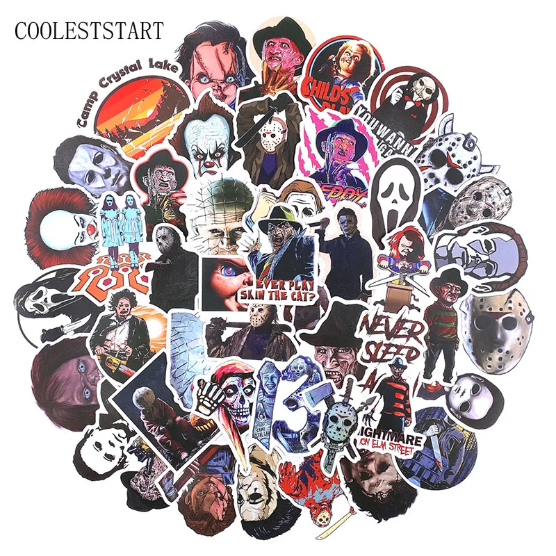 

50 шт./компл., ужасная наклейка на мотоцикл, наклейка в виде граффити, наклейка «сделай сам», скейтборд, чемодан, ноутбук, велосипед, гитара, ав...