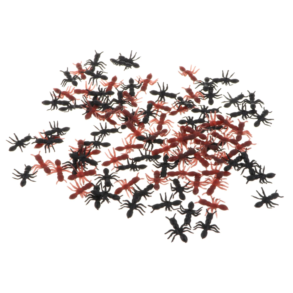100 Piece Plastic Mixed Color Realistic Fake Ants Model Figure Set Kids Toy for Halloween Party Decorations Christmas |