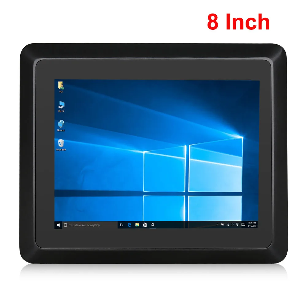 Промышленный планшет Windows 10 встроенный панельный ПК все в одном мини-компьютер