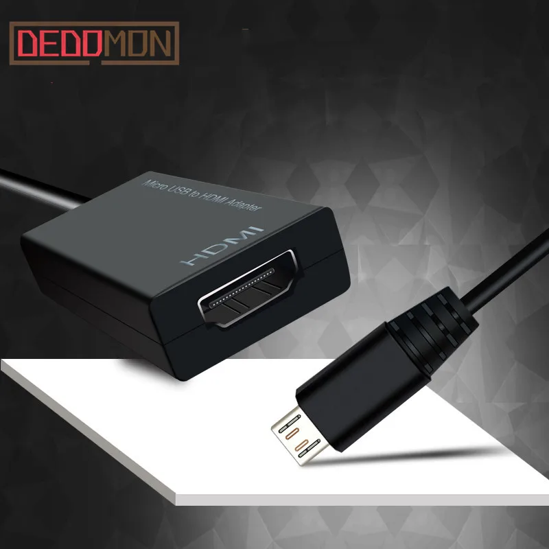 1 шт. микро USB в HDMI HD кабель адаптер для мужчин и женщин высокоскоростной тв