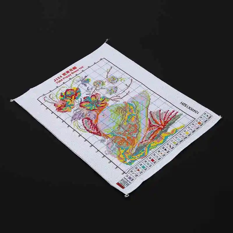 Сделай Сам ручная вязка Набор для вышивки крестиком 11CT цветочный узор вышивка 33*44