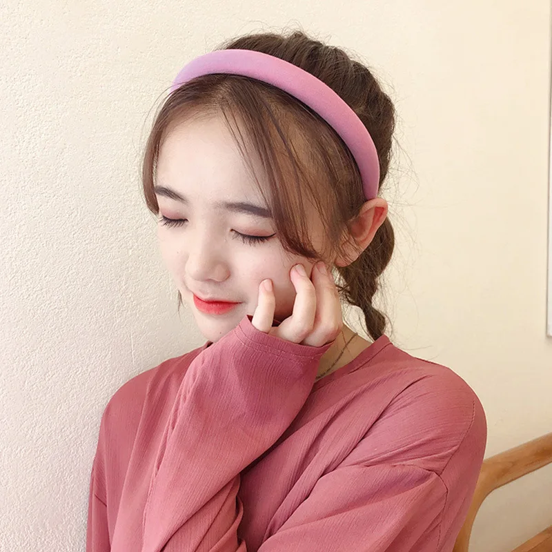 Ободок для волос Новый ободок Женский однотонный с повязкой на голову |