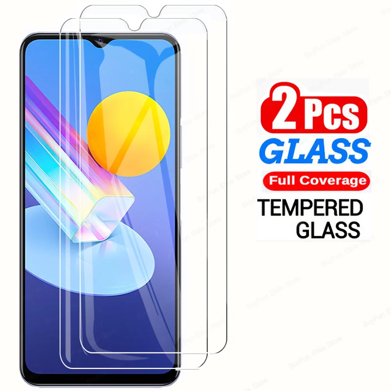 

2/1 шт. закаленное стекло для Vivo Y72 5G, защитная пленка для экрана Vivo Y72 Y 72 5G V2041 HD, прозрачное защитное стекло