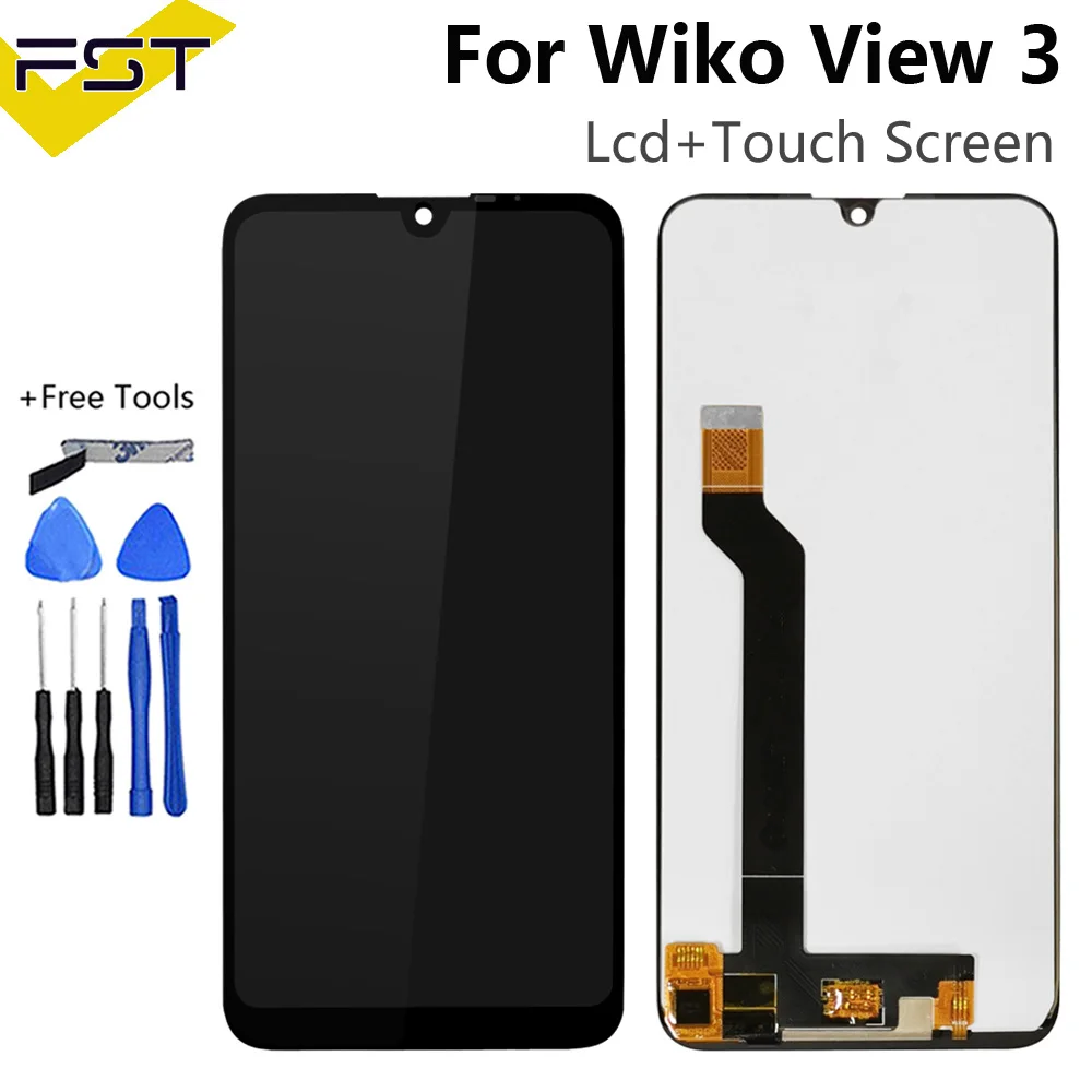 

For Wiko View 3 LCD W-P311 Display with Touch Screen Digitizer Mobile Phone Accessories For Wiko View3 Lcd Sensor+Tools