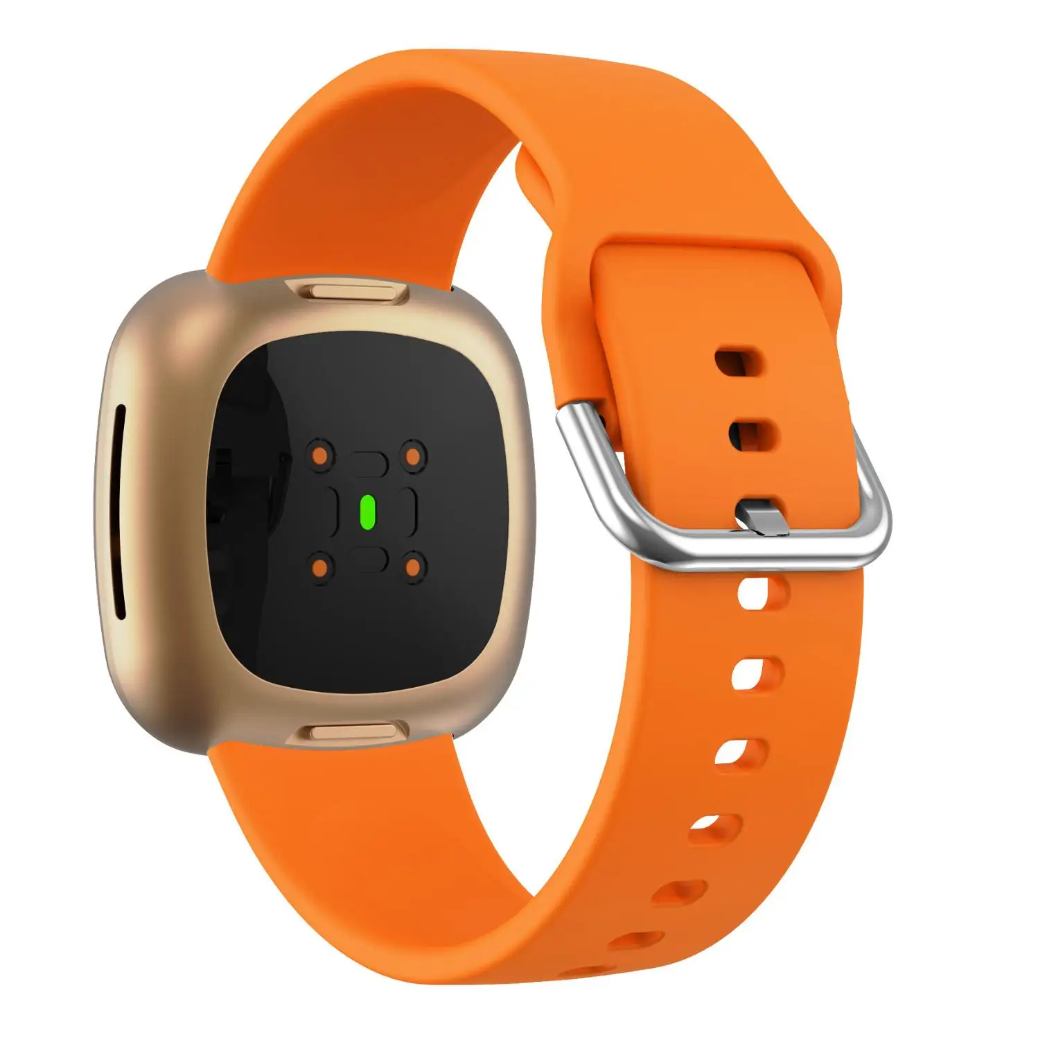Band Strap For Fitbit Versa 3 Soft Silicone Wrist Waterproof Replacement WatchBand Versa3/ Sense Smart Accessories | Наручные часы