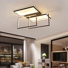 Потолочный светильник с дистанционным управлением, лампа для спальни, столовой, балкона, цвет золото, черный, белый