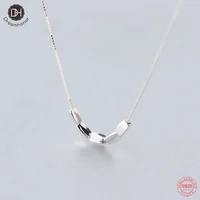dreamhonor 100 925 sterling silver beans pendant necklaces wholesale women necklaces jewelry smt680