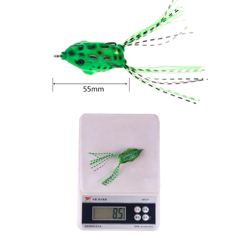 SEAPESCA 1 шт. приманка для рыбы в виде мягкой лягушки Рыбалка Реалистичная кожа