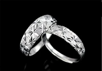 couples rings set for men women s925 sterling silver full star ring adjustable wedding band engagement jewelry accessories