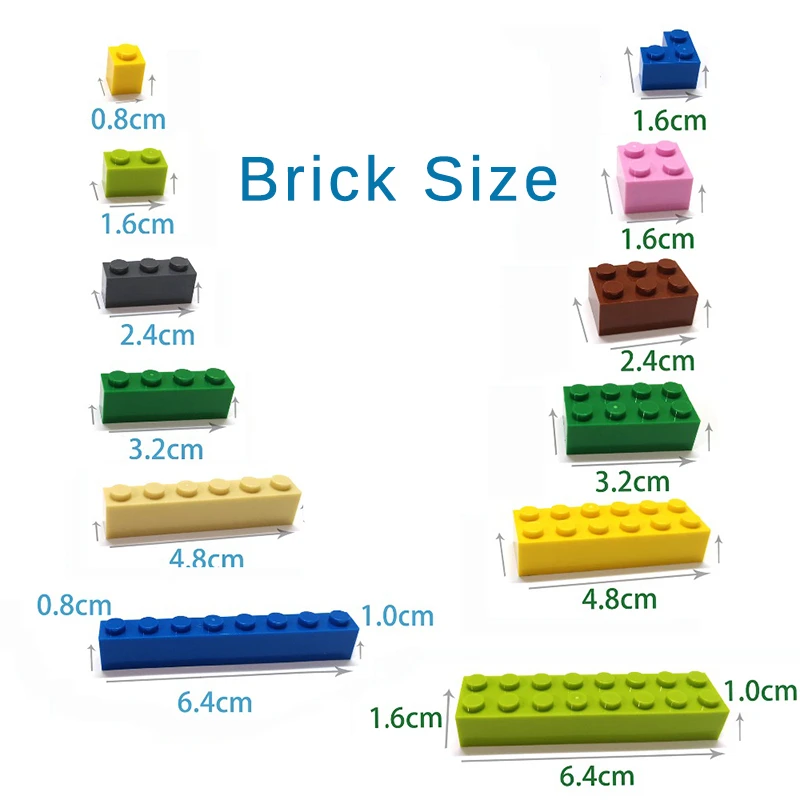 

200pcs/lot 1x1 Dots Plate Building Blocks Figures Slope Thin Bricks Colorful Tile Creative Size Compatible With Main Brands Toy