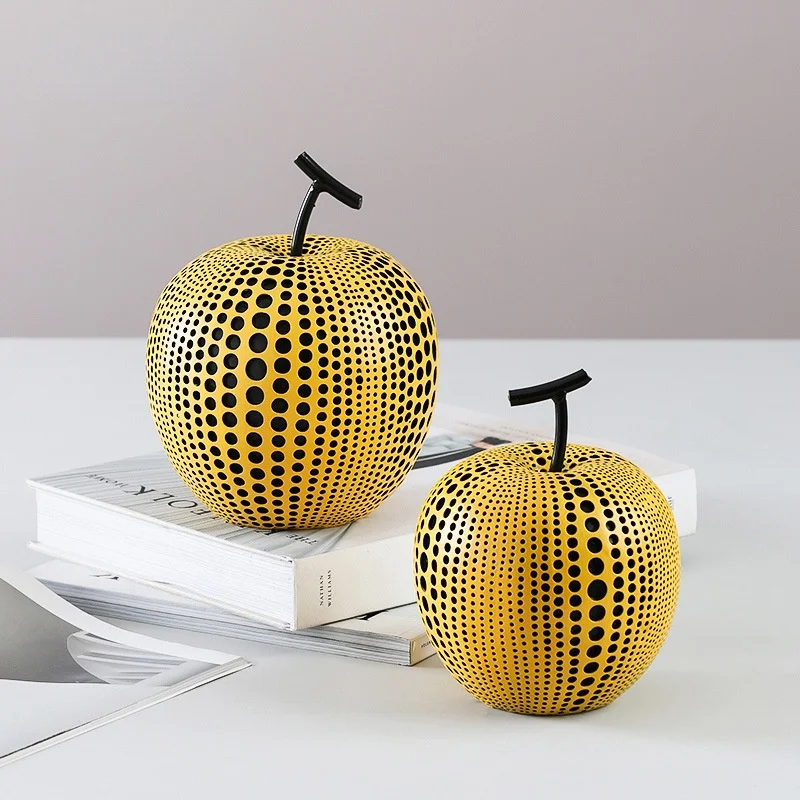 Домашний декор Yayoi Kusama волнистая точка Яблоко Груша Тыква полимерные изделия