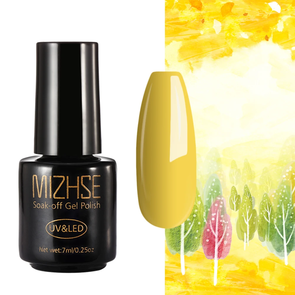 YCH002 MIZHSE Гель-лак для ногтей масло Esmalte Permanente гель UV Y Led Gellak Фиолетовый Белый Черный чистый цветной Гель-лак для ногтей основа для ногтей - Цвет: YCH002