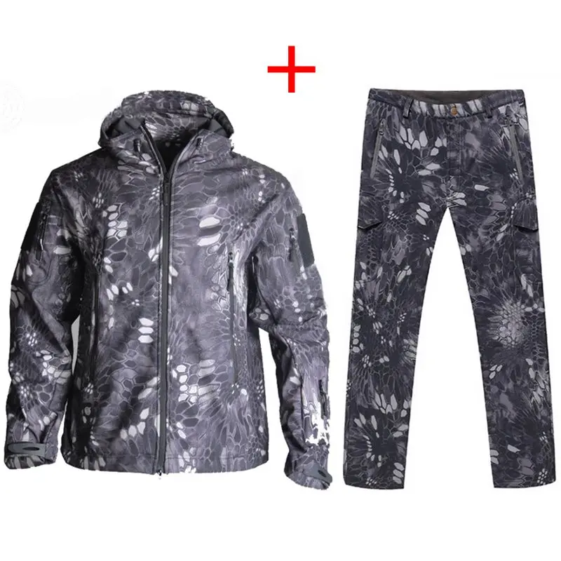 Тактические камуфляжные костюмы TAD из софтшелла уличная армейская спортивная