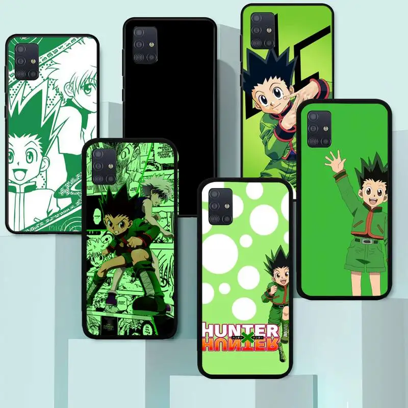 

Bumper Hunter X Hunter Gon Freecss Phone Case For samsung Galaxy J6 J7 J8 prime note 8 9 10 20 lite plus pro ultra Cover