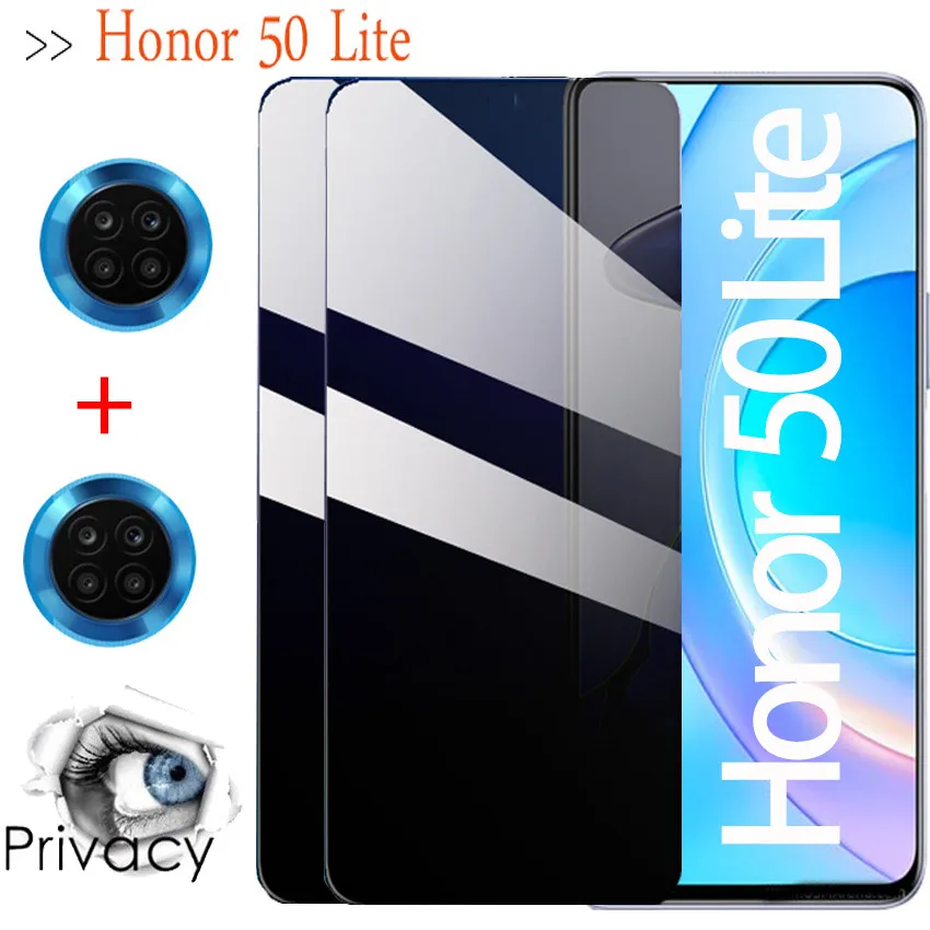 4in1 privacy tempered glass honor 50 lite protective glass on honor 50 lite honor x8 anti spy screen protector x8 хонор 50 li