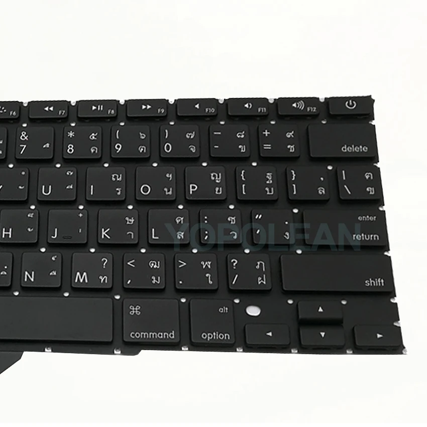 Тайская клавиатура 3 шт./лот New Таиландская для Macbook Pro Retina 15 дюймов A1398 2012 2013 2014