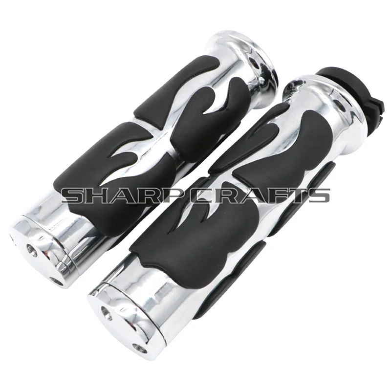 Motorcycle 1" Handlebars Hand Grips For Kawasaki Vulcan VN 400 1500 800 900 1600 2000 1700 Classic Drifter Harley - buy at the price $17.88 in aliexpress.com |
