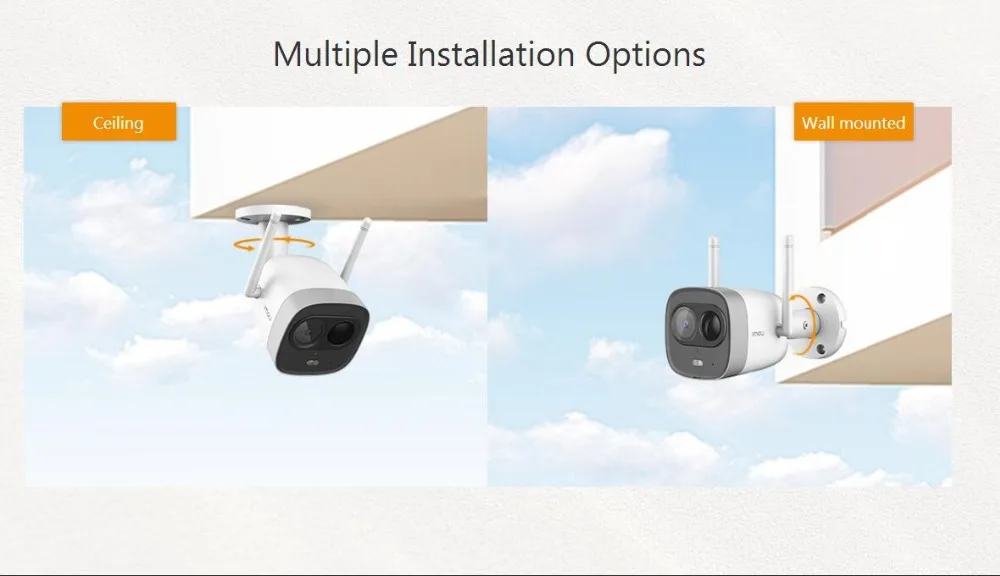 Новая Dahua Imou Wifi камера 1080P H.265 беспроводная Wi-Fi двойная антенна камера Встроенный микрофон ночное видение двусторонняя связь IP67
