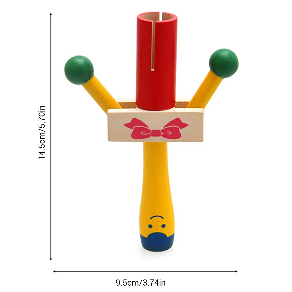 1 Детская игрушка деревянная ручная Погремушка шейкер ударный инструмент
