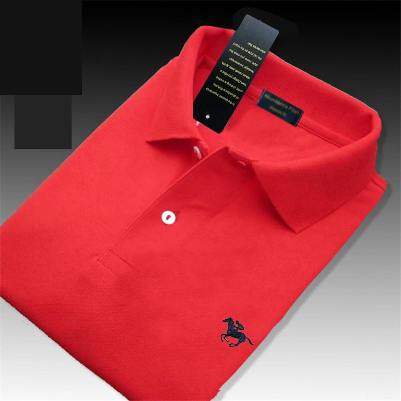 Рубашка-поло мужская с коротким рукавом и логотипом 23 Цвета | Мужская одежда