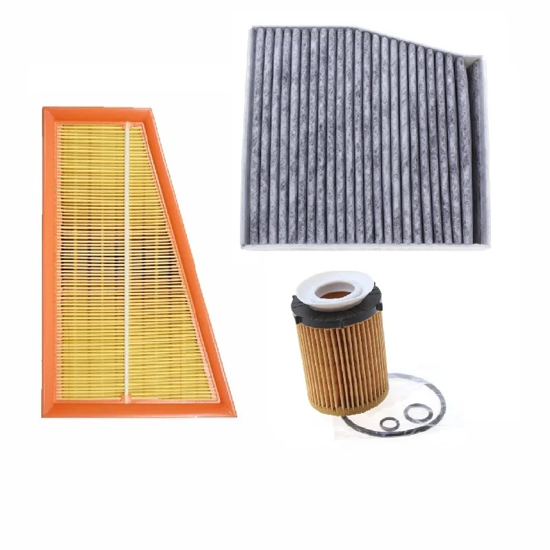 

Air Filter Cabin Filter Oil Filter 3Pcs For Mercedes Benz A-Class W176 2012-2019 A160 A180 A200 A220 A250 A45 A260 Model Filter