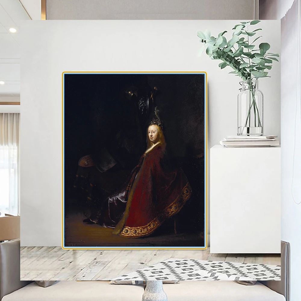 Рисунок на холсте Рембрандт|Рисование и каллиграфия| |