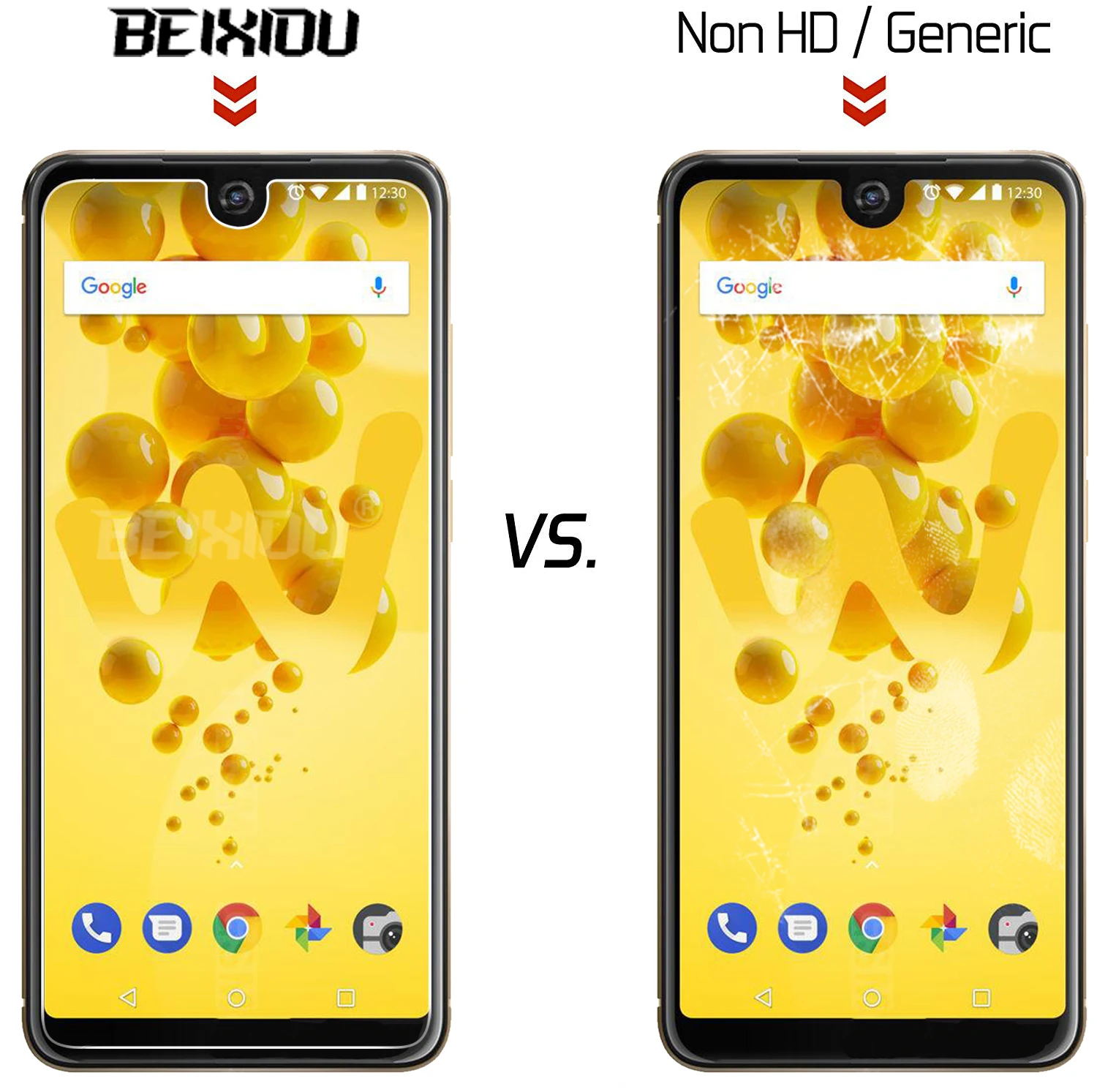 Закаленное стекло для Wiko View 2 шт. защита экрана 2.5D 9h закаленное WIKO VIEW защитная