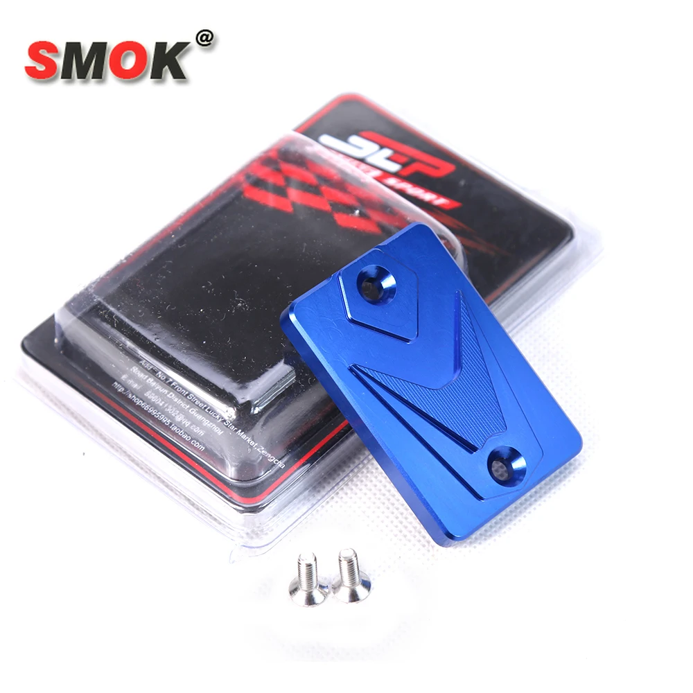 Аксессуары SMOK для мотоцикла, скутера, CNC алюминиевый сплав, Крышка Резервуара тормозной жидкости и топлива для YAMAHA BWS R 125
