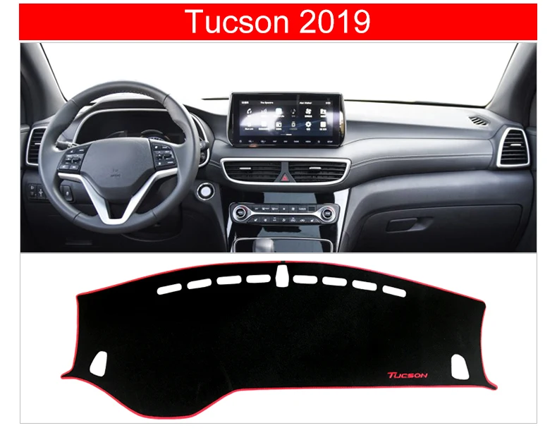 Для hyundai Tucson приборной панели автомобиля Избегайте светильник Pad инструмент крышка платформы стол коврики ковры аксессуары