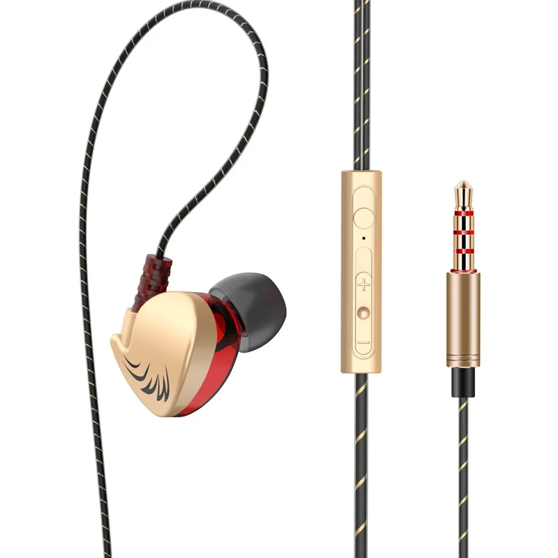 Новинка 2020 наушники HIFI с высоким басом двойным приводом стерео наушники-вкладыши