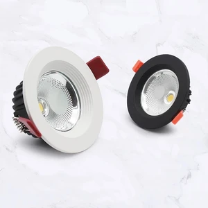 1 Ultra-thin cool gorgeous Dimmable LED Downlight 7W/9W/12W/15W/20W Recessed COB Spot Light Decoration Ceiling Lamp AC110V 220V