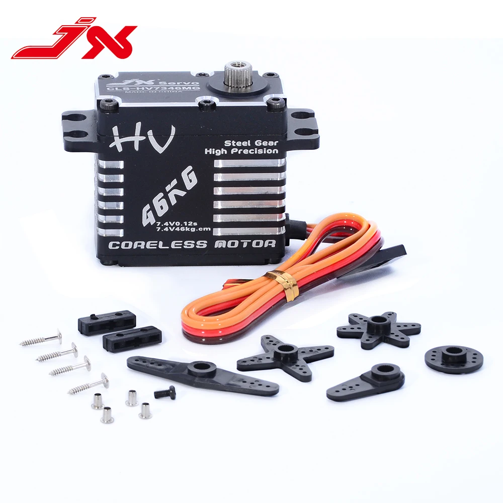 JX CLS-HV7346MG 46 кг RC Servo тигельные HV Сталь Шестерни ЧПУ цифровой сервопривод 7 4 V для