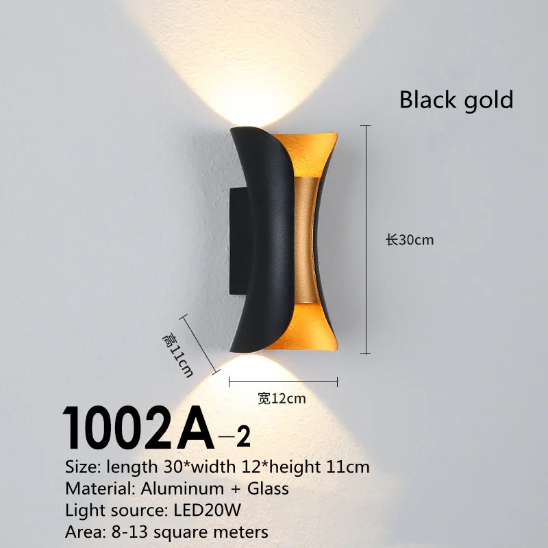 

High-value Outdoor Waterproof Wall Lamp Creative Wall Lamp Simple Modern Living Room Bedroom Aisle Bedside Wall Lamp