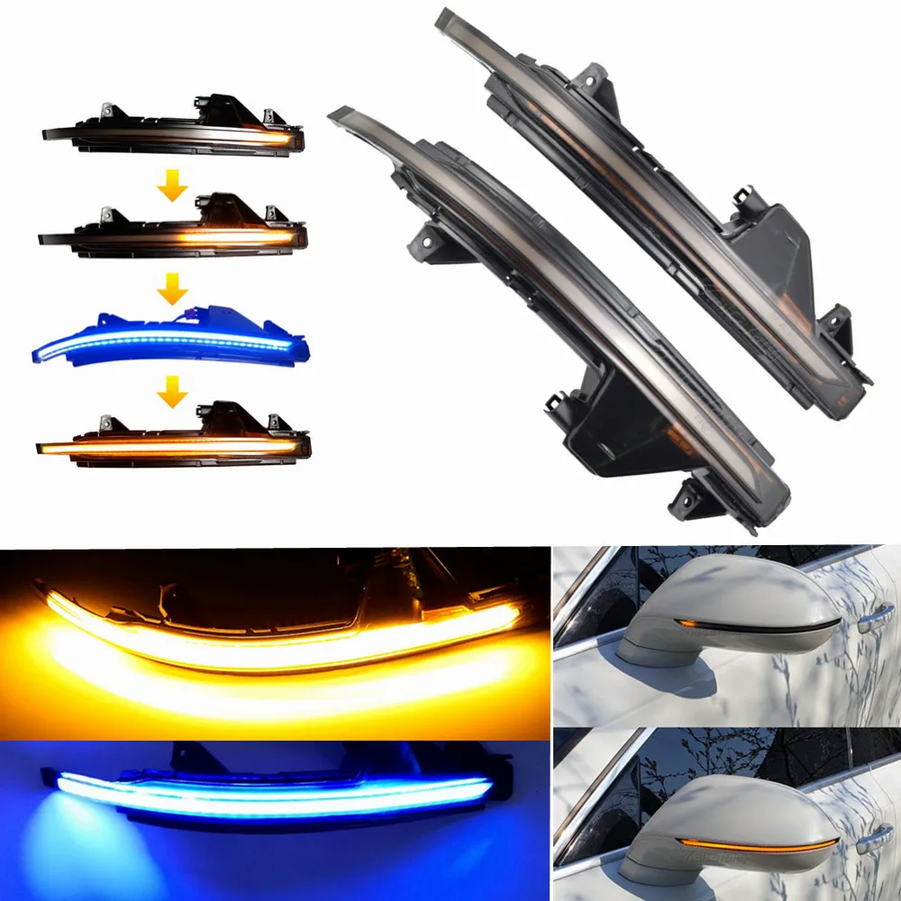 

For AUDI A7 S7 RS7 4G8 2010 - 2017 Car Side Wing Rearview Mirror Blinker Indicator LED Dynamic Turn Signal Light Replacement