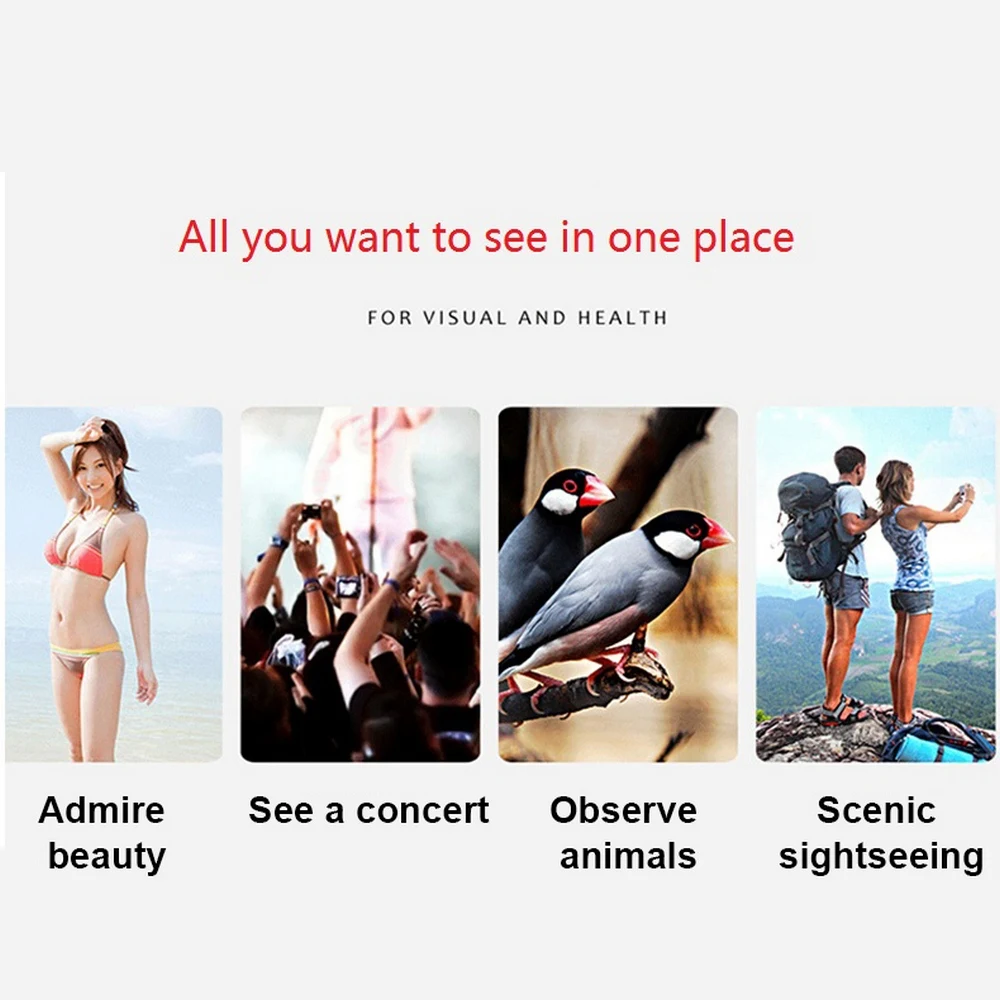 

7X18 Single Binoculars 8Magnifying Scope Full-coated Optical HD Quality Hunting Scope Night Vision Sports Outdoor Accessories