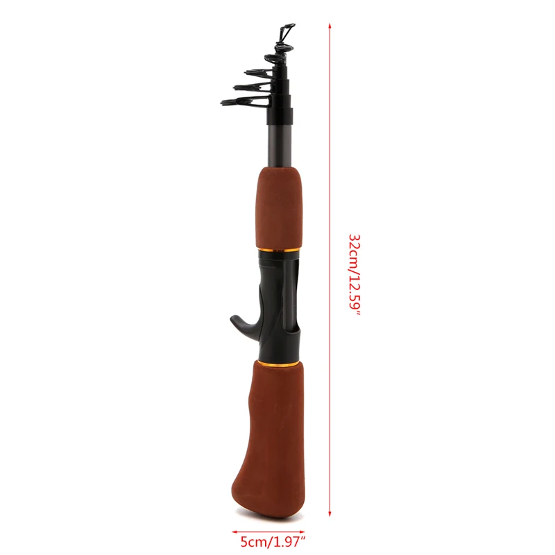 

NEW Portable Carbon Fiber Telescope Fishing Rod Travel Sea Rock Spinning