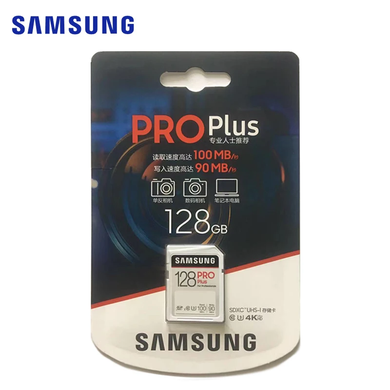 

SAMSUNG SD CARD 256G 128G U3 RPO Plus 64G 32GB U1 Class10 SDHC SDXC read up to 100Mb/s memory card cartao de memoria for camera