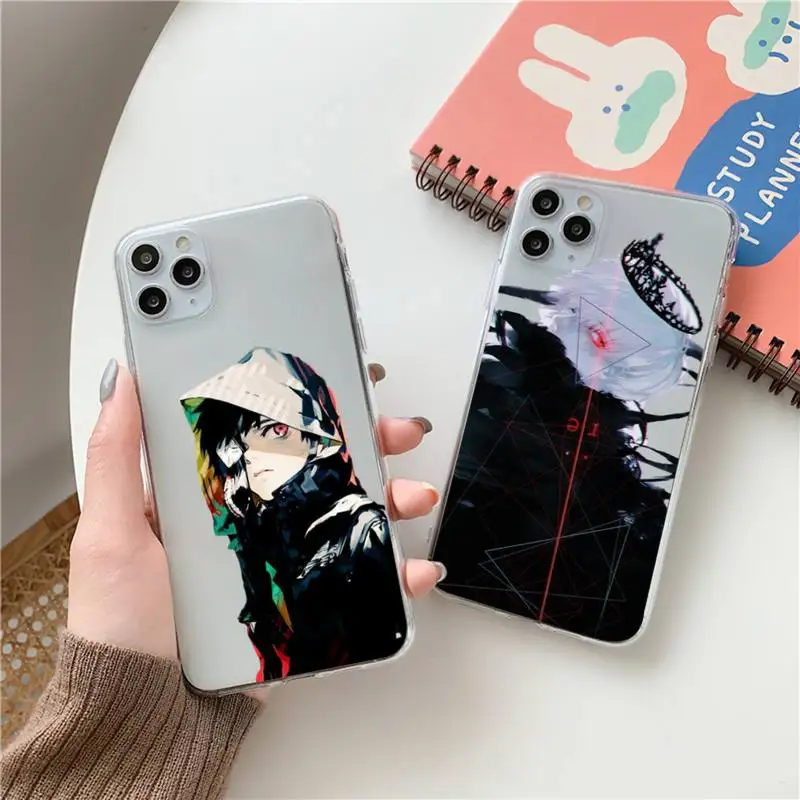 

Anime Tokyo Ghoul Kaneki Ken Phone Case Clear Transparent for iPhone 11 12 13 mini pro XS MAX 8 7 6 6S Plus X 5S SE XR 2020