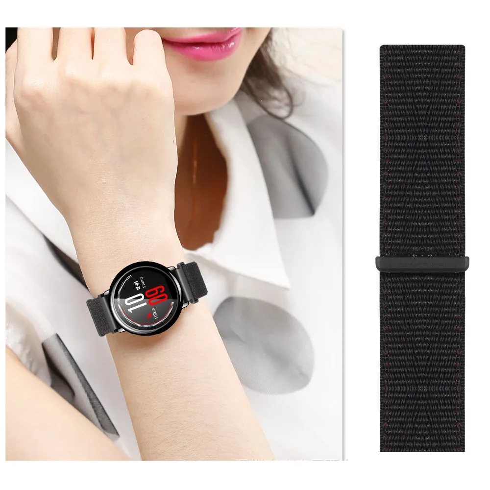 Нейлоновый ремешок-петля для оригинального Huami Amazfit 2 ремешок Xiaomi Huami Amazfit Stratos Pace 2 2s браслет на запястье Amazfit ремешок для часов