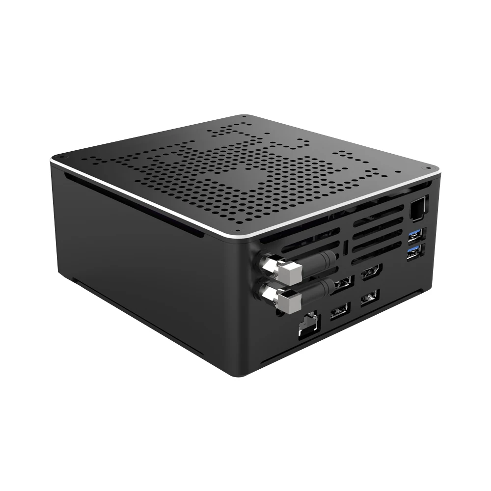 Новейший игровой ПК 9-го поколения Intel Xeon E-2286M 2276M 2 * Lans DDR4 64 Гб M.2 NVME Мини компьютер