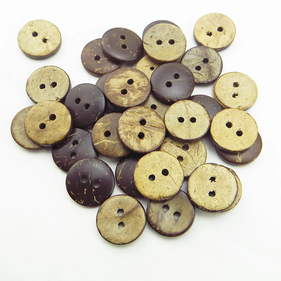 10 мм ~ 50 кокосовыми кнопками недорогая одежда из Китая высокое качество круглая