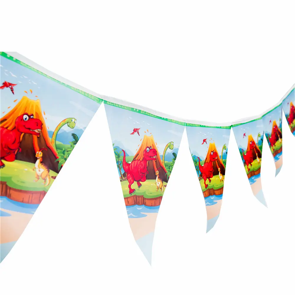 Одноразовая посуда для праздника мотив динозавра мультфильм животных вечерние