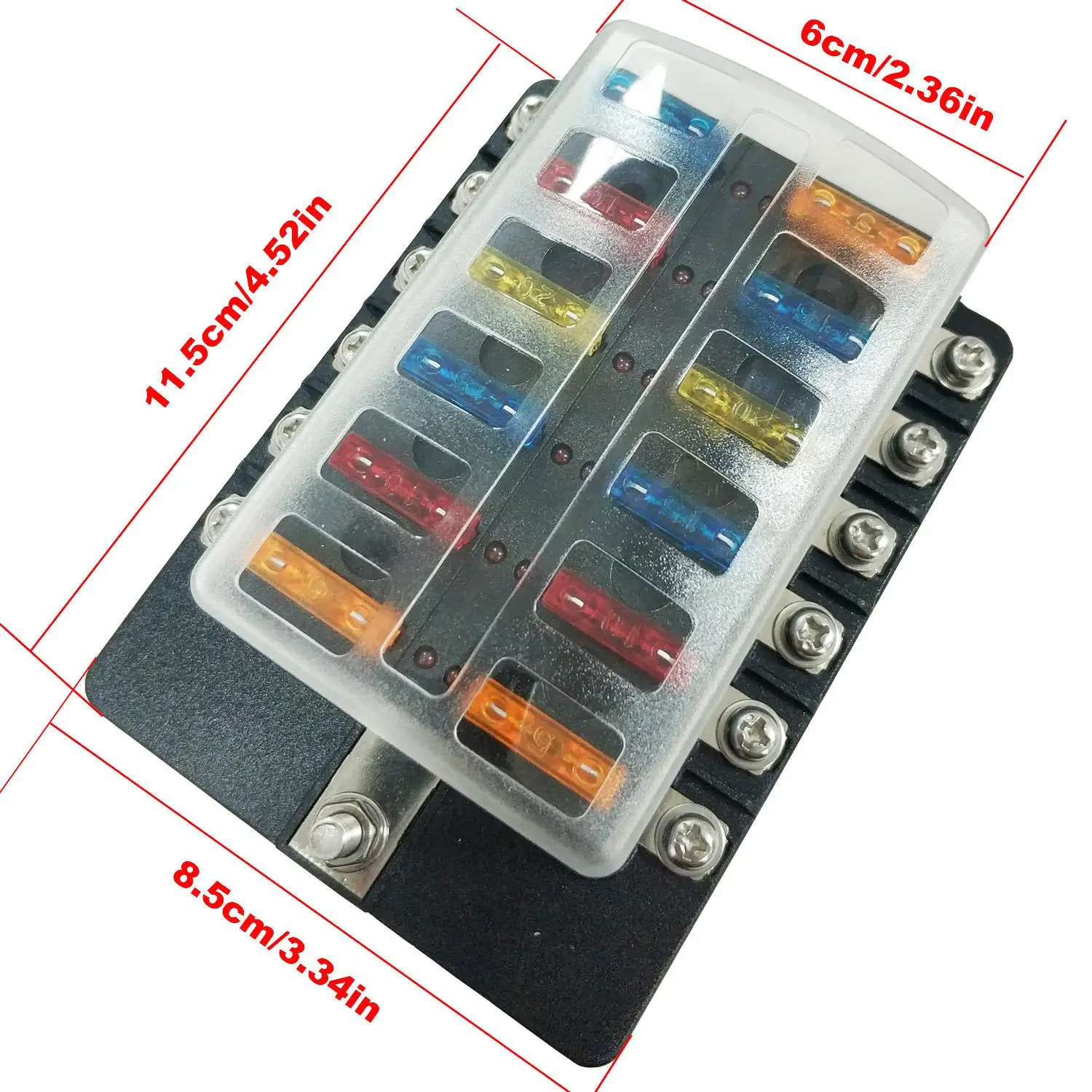 Блок предохранителей 12 вариантов автомобильный держатель блока