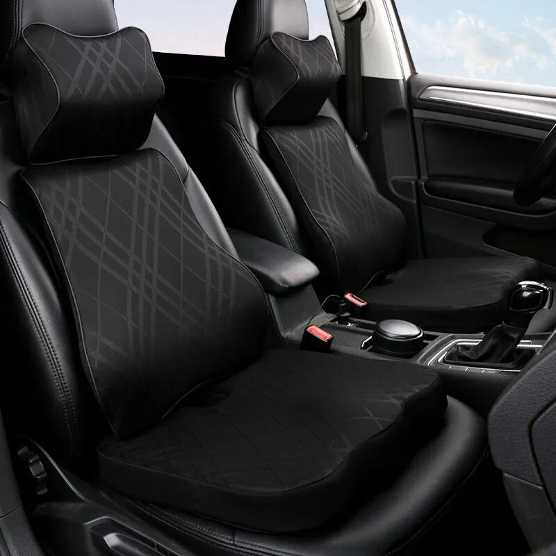 Автомобильный хлопковый подголовник с памятью для шеи поясная подушка сшитая