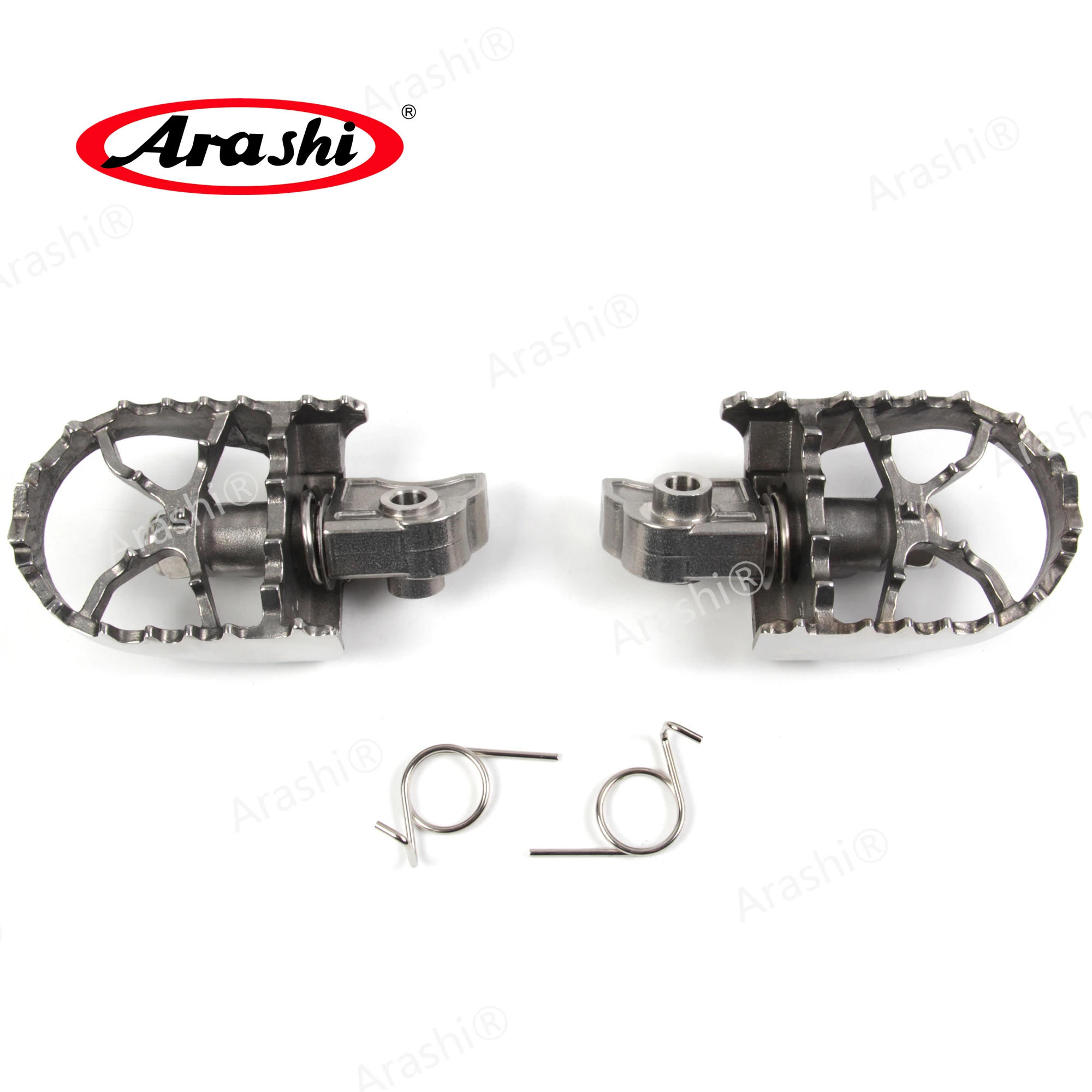 Arashi 2 шт. противоскользящие педали Передние Подножки широкий поворотный подножка