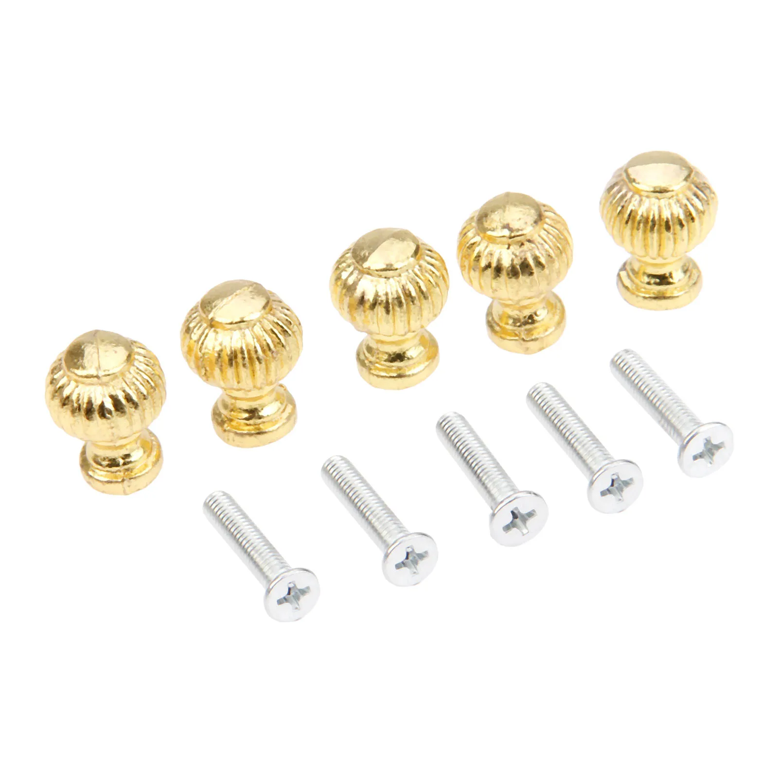 5 шт./лот золотые ручки для ламп винтажные круглые с винтом мебельная фурнитура