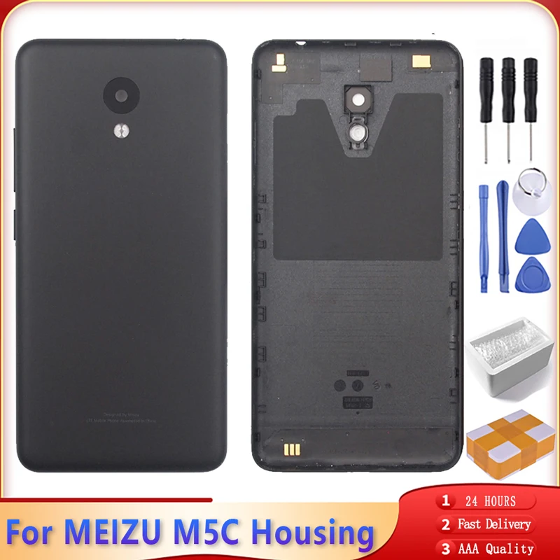 Оригинальный Корпус для MEIZU M5C M710H M710Q задняя крышка батарейного отсека чехол