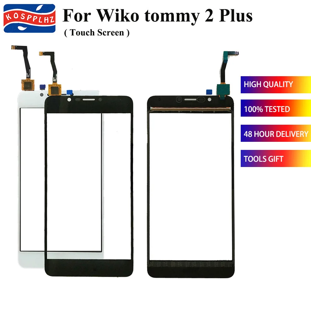 Сенсорная панель для Wiko Tommy 2 plus фронтальная стеклянная сенсорная wiko tommy2 tommy