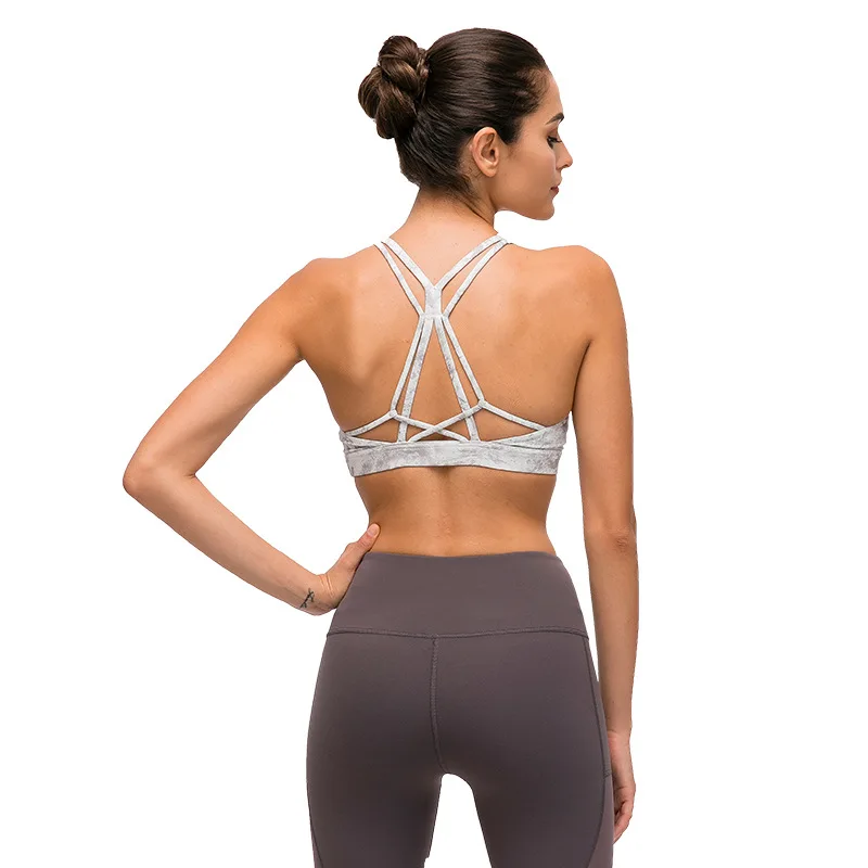 Женские спортивные бюстгальтеры Nepoagym FLY Naked Feel с перекрестной спинкой
